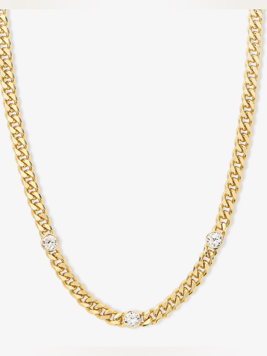 Melinda Maria Jewelry - Melinda Maria Julian Triple Diamond 16” Necklace